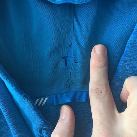 Adidas Classic Print Cotton Blend Hoodie - Picture 7 of 10